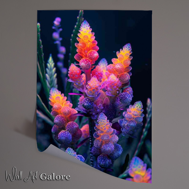 Buy Unframed Poster : (Purple plants glow in the dark)