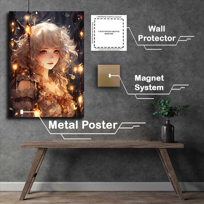 Buy Metal Poster : (Anime girl)