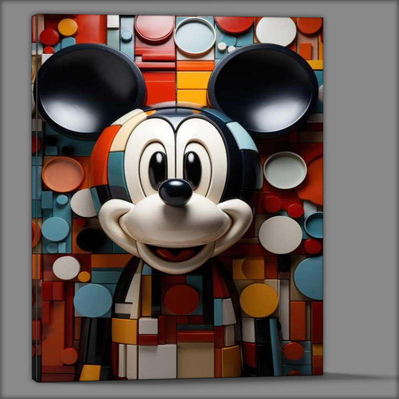 Buy Canvas : (Abstract mouse face)