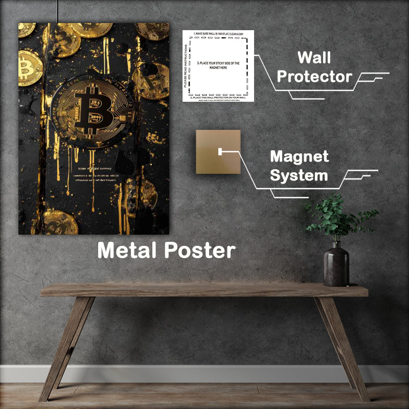 Buy Metal Poster : (All about the digital currency)