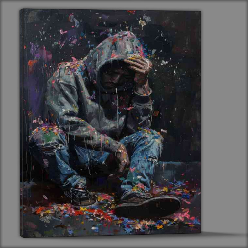 Buy Canvas : (Another day painting)