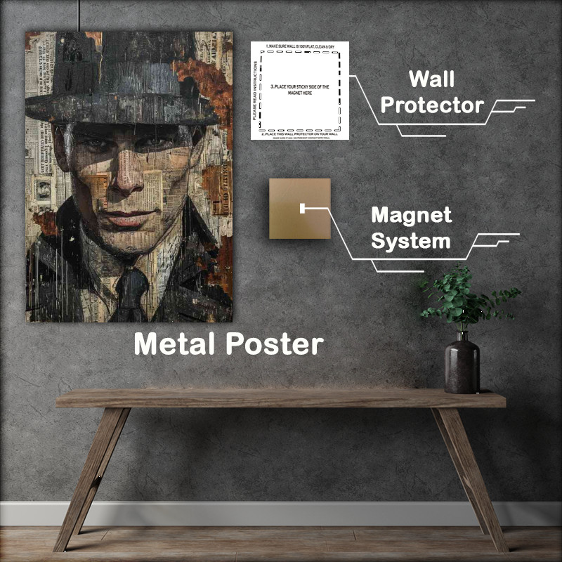 Buy Metal Poster : (Blinders collage art)