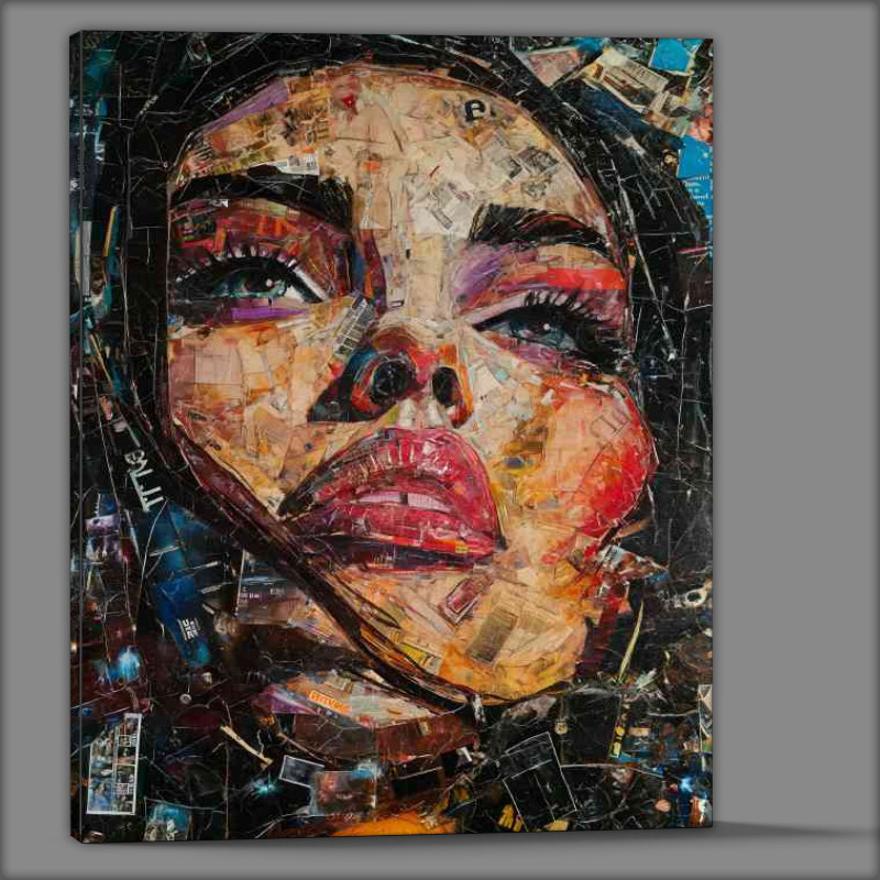 Buy Canvas : (Collage of magazine cover Art)