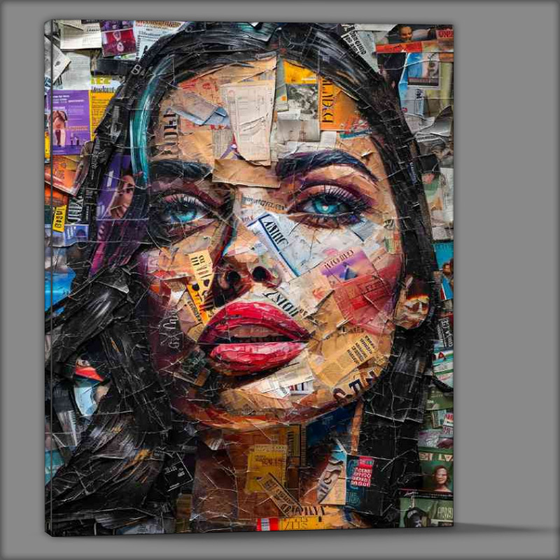 Buy Canvas : (Collage of magazines cover)