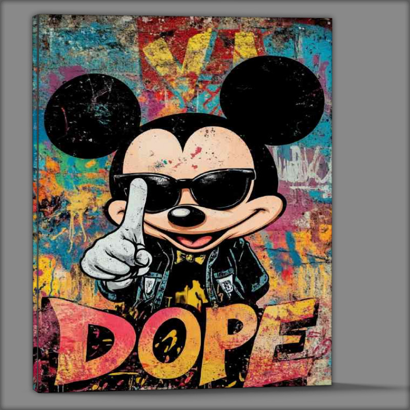 Buy Canvas : (Dope mouse street graffiti art)