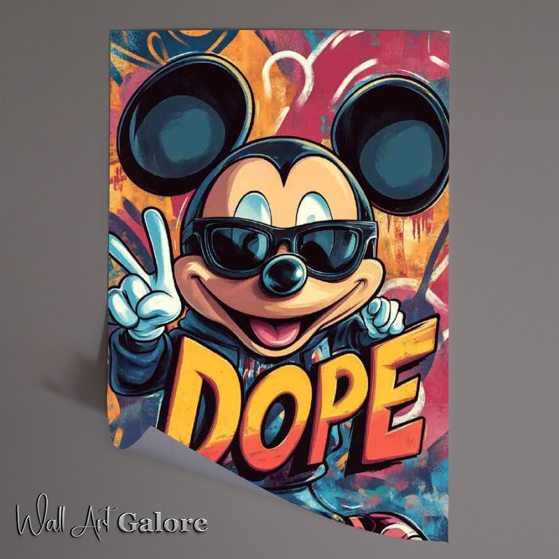 Buy Unframed Poster : (Dope peace and love street)