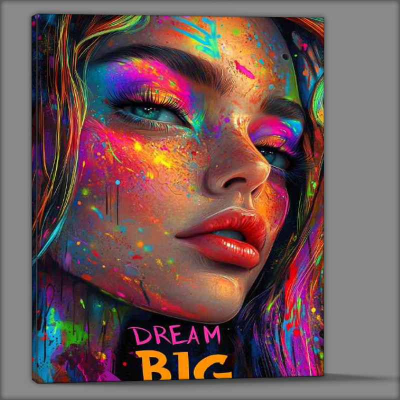 Buy Canvas : (Dream big magazine style cover)
