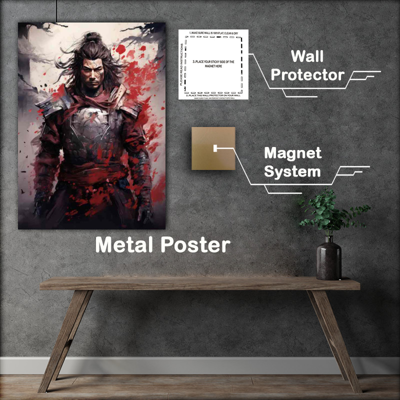 Buy Metal Poster : (The Evolution of Samurai Armor Over Centuries)