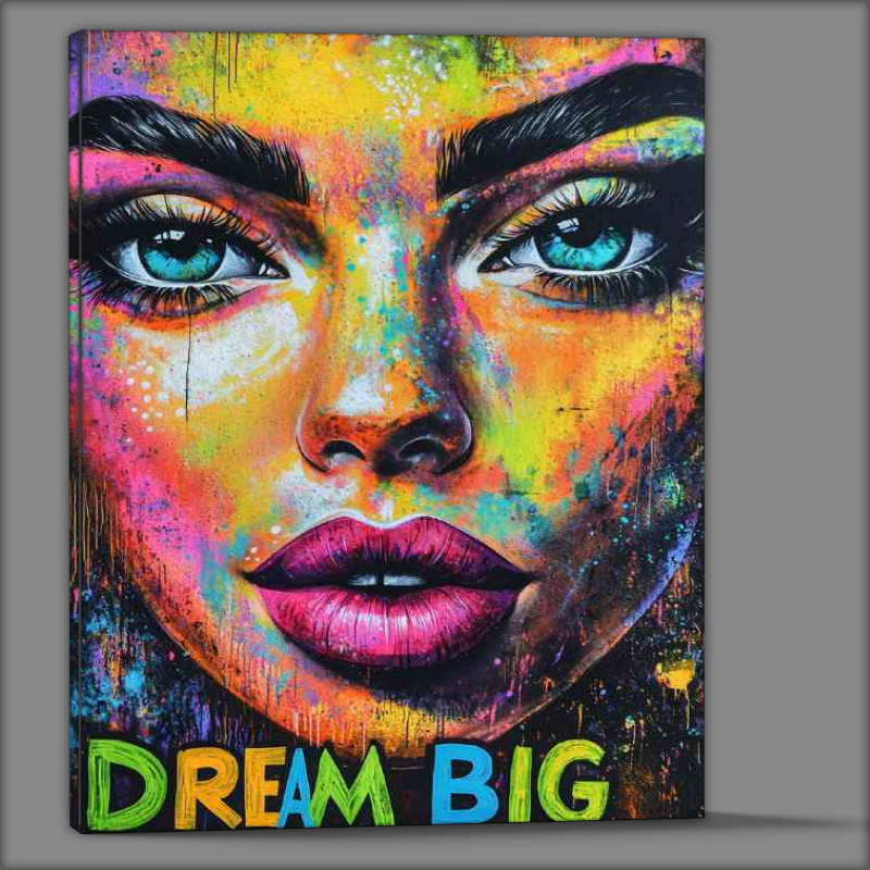 Buy Canvas : (Graffiti dream big cover)