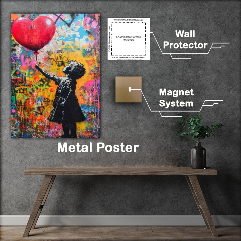 Buy Metal Poster : (Just let go of love)