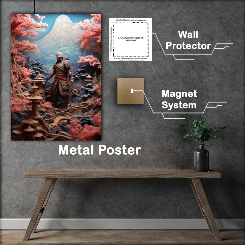 Buy Metal Poster : (The Influence of Samurai on Japanese Architecture)