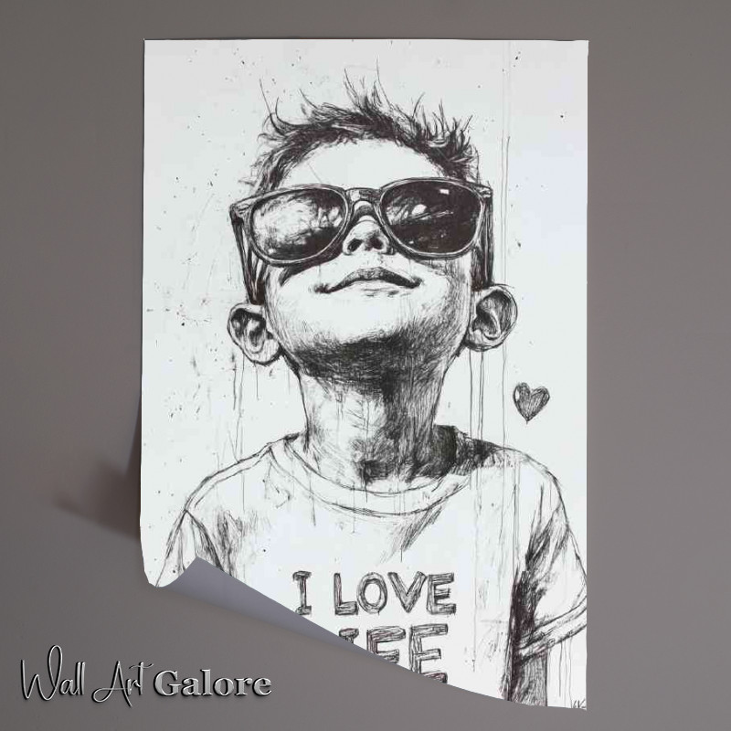 Buy Unframed Poster : (Love life street kid)