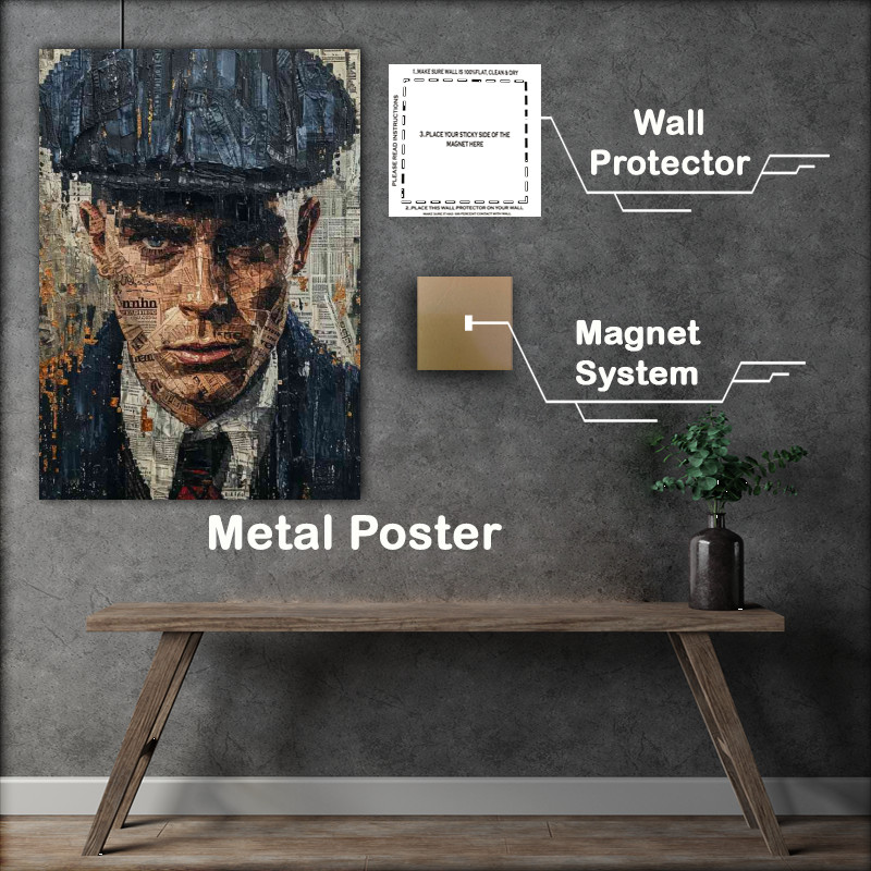 Buy Metal Poster : (Peakys collage art)