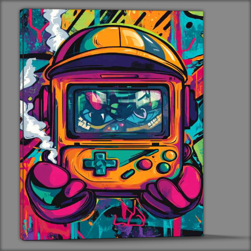 Buy Canvas : (Retro Junkie game boy style)