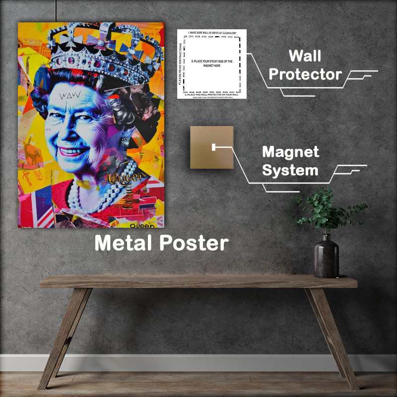 Buy Metal Poster : (Street queen art)