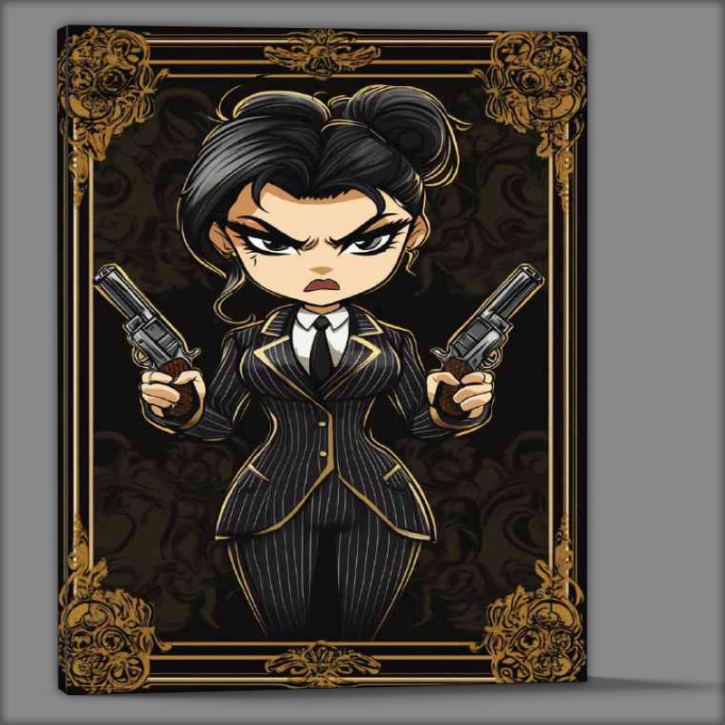 Buy Canvas : (The black and gold card)