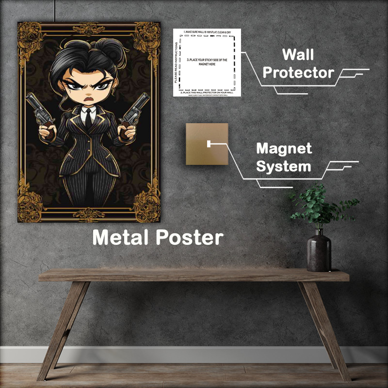Buy Metal Poster : (The black and gold card)