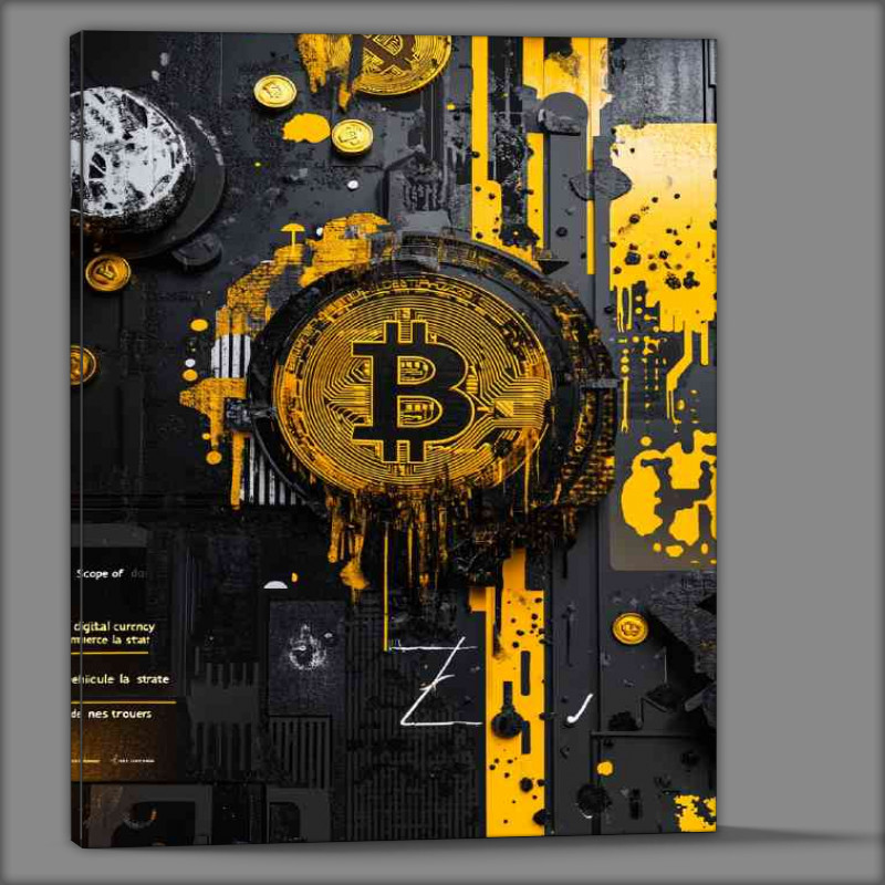 Buy Canvas : (The gold digital currency)