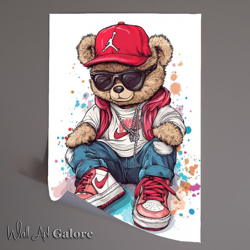 Buy Unframed Poster : (The hip hop teddy street art)