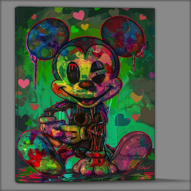 Buy Canvas : (The rainbow coloured mouse art)