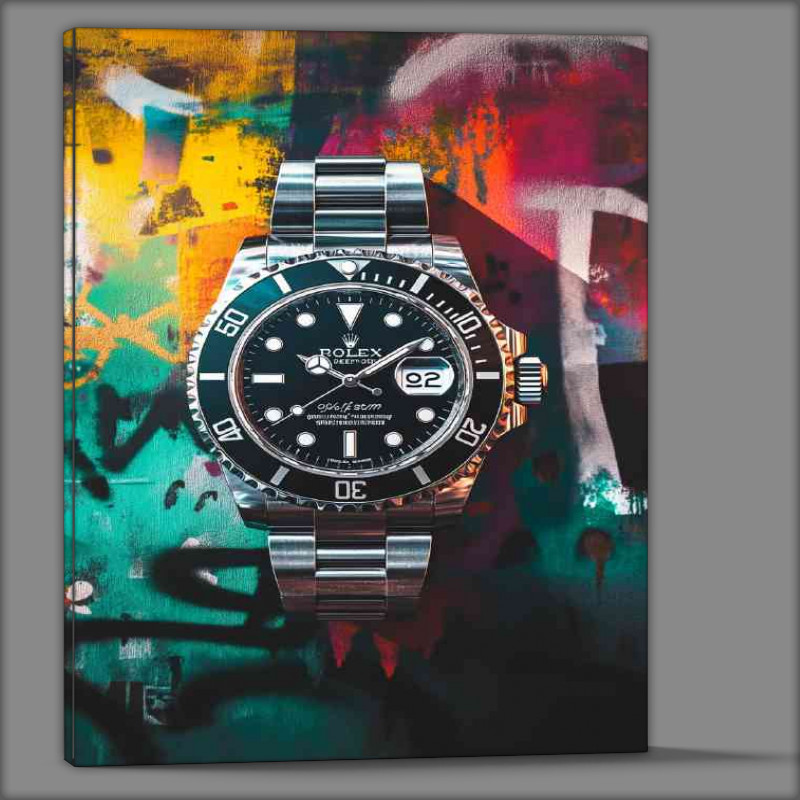 Buy Canvas : (The rolex street graffiti style)
