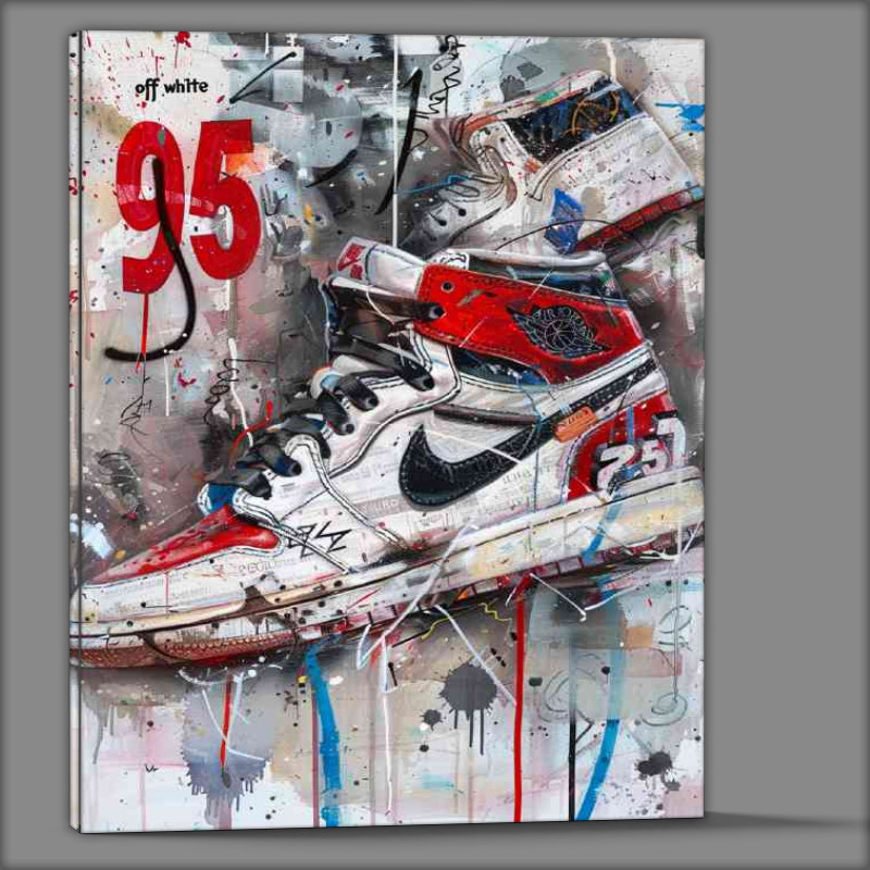 Buy Canvas : (WHite sneekers atreet art)