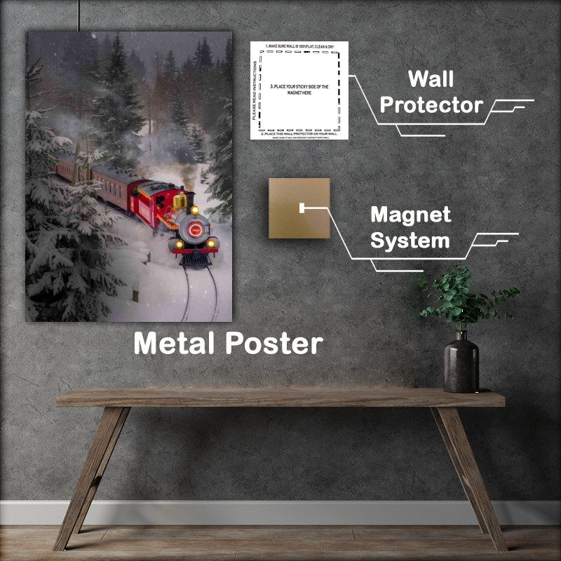 Buy Metal Poster : (Winter is here christmas is coming)