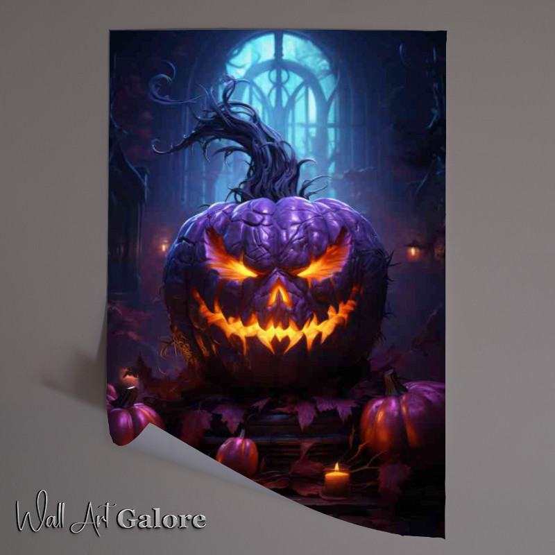 Buy Unframed Poster : (Pumpkins in the witches castle)