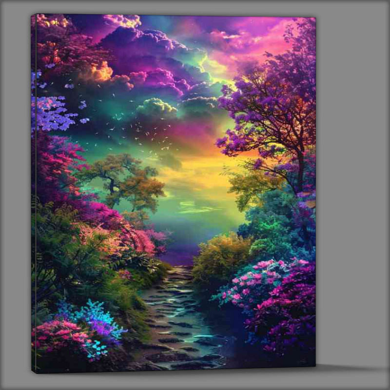 Buy Canvas : (Bright colours in the fantasy world)