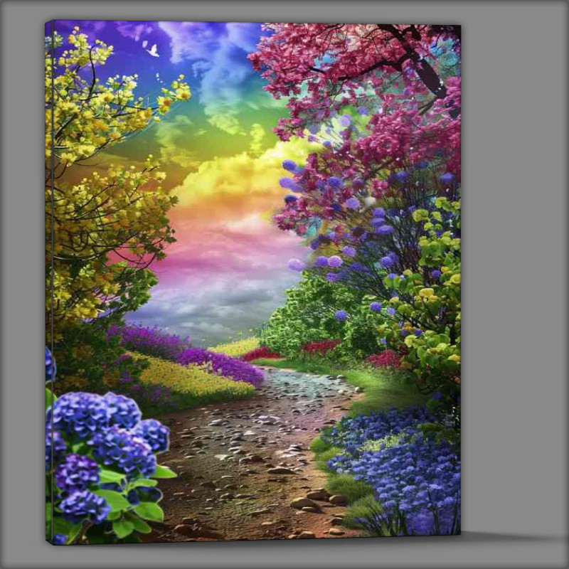Buy Canvas : (Path leading to the new beginigns)