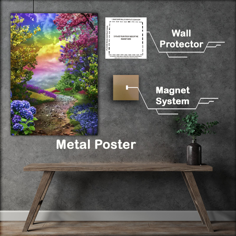 Buy Metal Poster : (Path leading to the new beginigns)