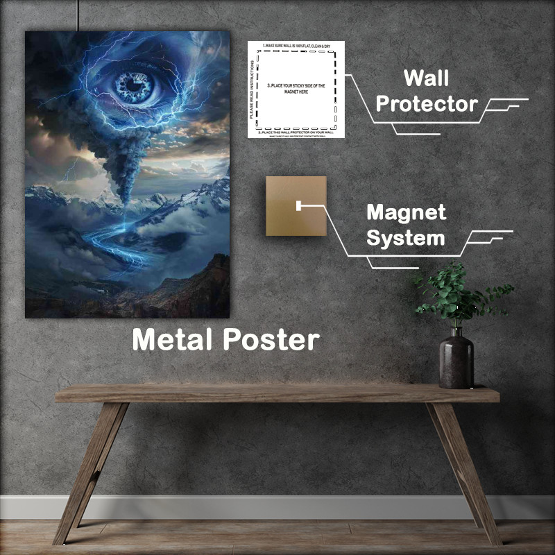 Buy Metal Poster : (In the eye of the storm)