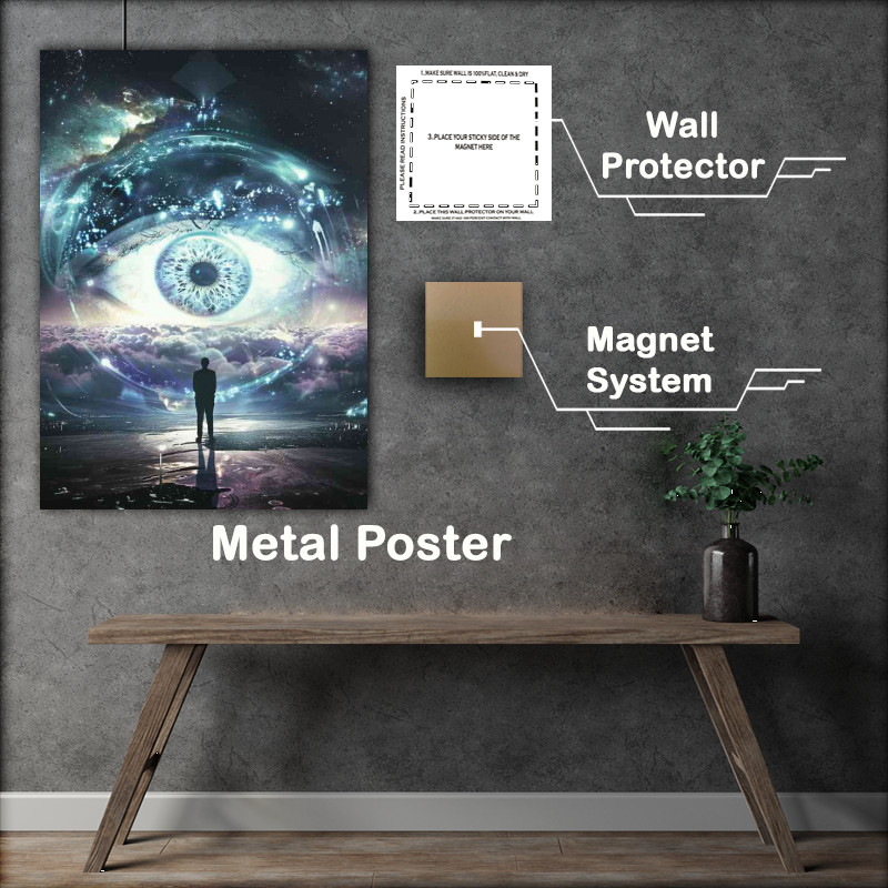 Buy Metal Poster : (The eye of the universe)