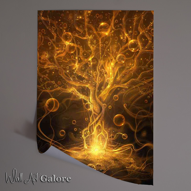 Buy Unframed Poster : (Glod tree of life)