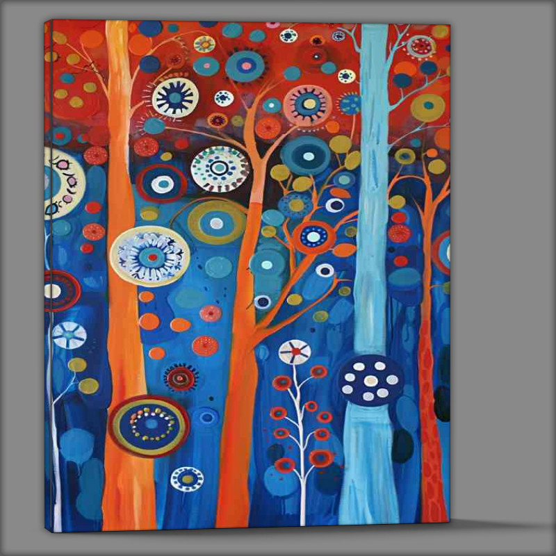Buy Canvas : (The circled trees abstract)