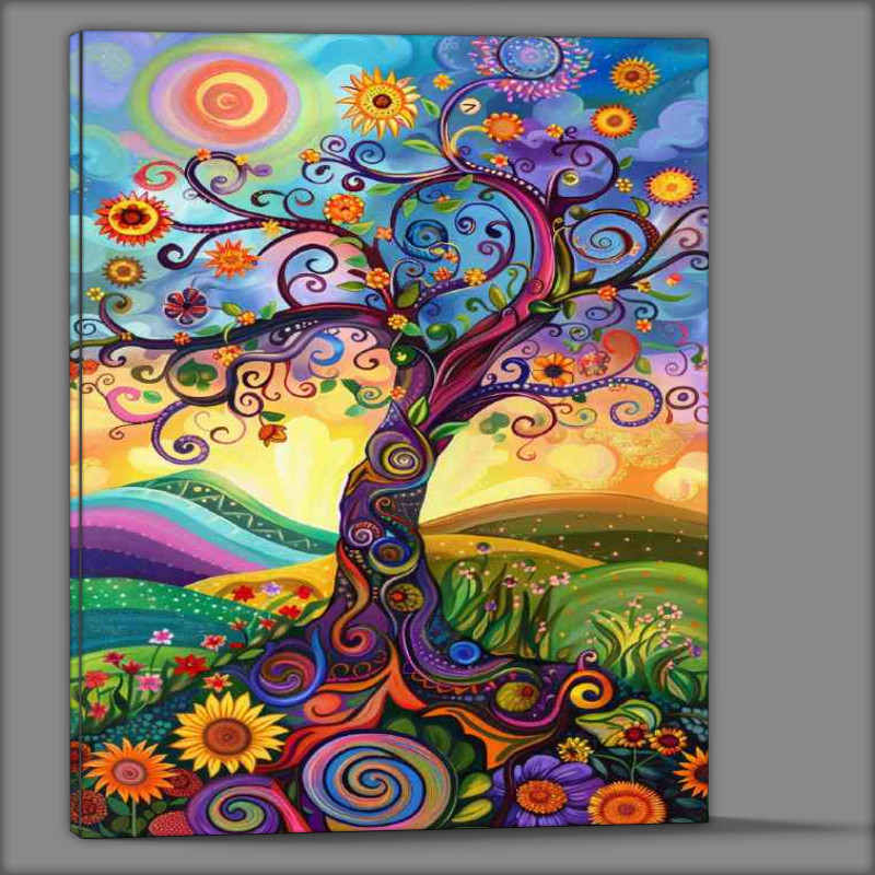 Buy Canvas : (The swirly tree)