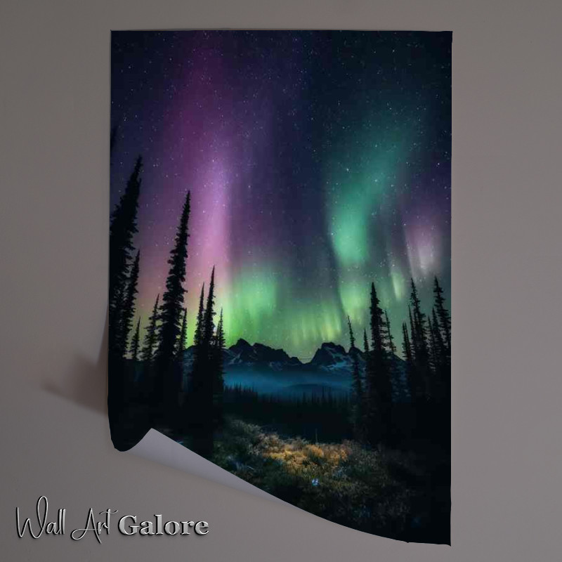 Buy Unframed Poster : (Arctic Nights Meets Aurora)