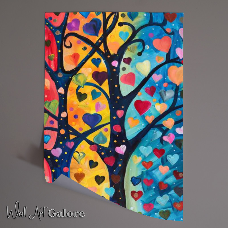 Buy Unframed Poster : (Abstract tree of love)