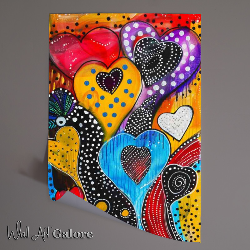 Buy Unframed Poster : (Dreamy whimsical harts)