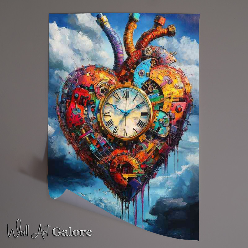 Buy Unframed Poster : (Heart with abstract style)