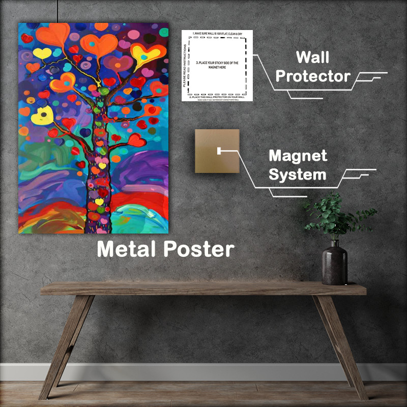 Buy Metal Poster : (The tree of love)