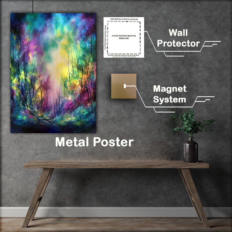 Buy Metal Poster : (Harmonic Aurora)