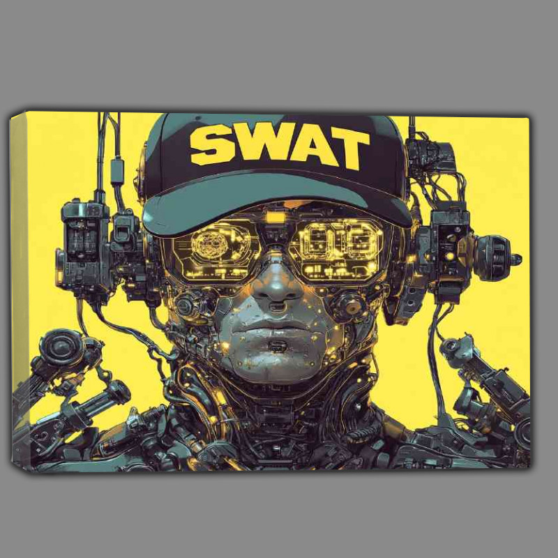 Buy Canvas : (Close up robot swat)