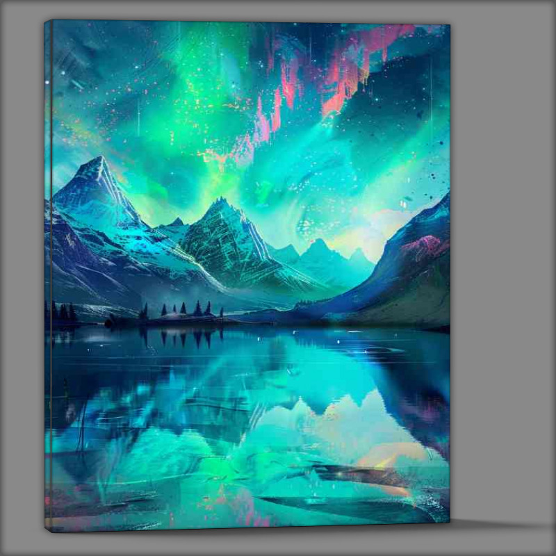 Buy Canvas : (Aurora Borealis in Full Glory)