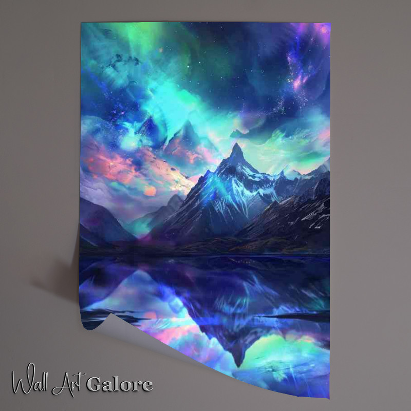 Buy Unframed Poster : (Natures Light Show Spectacular Northern Lights)