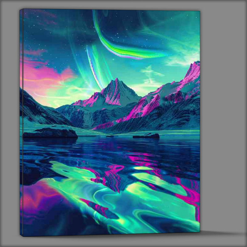 Buy Canvas : (The Northern Lights in Color)
