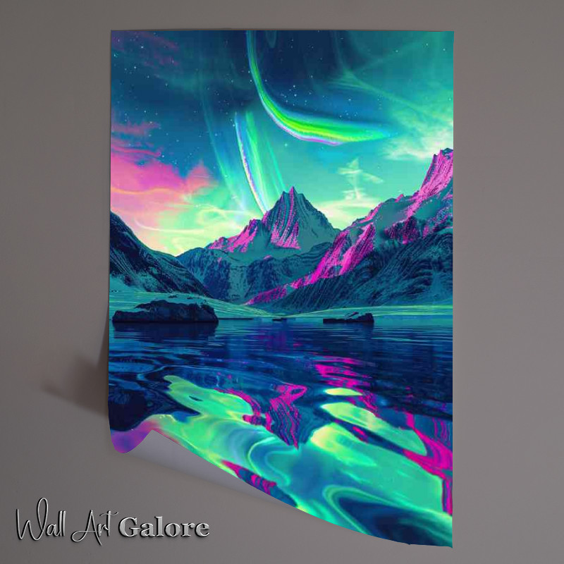 Buy Unframed Poster : (The Northern Lights in Color)
