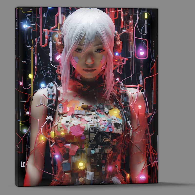 Buy Canvas : (Virtual Vices cyberpunk patchwork)