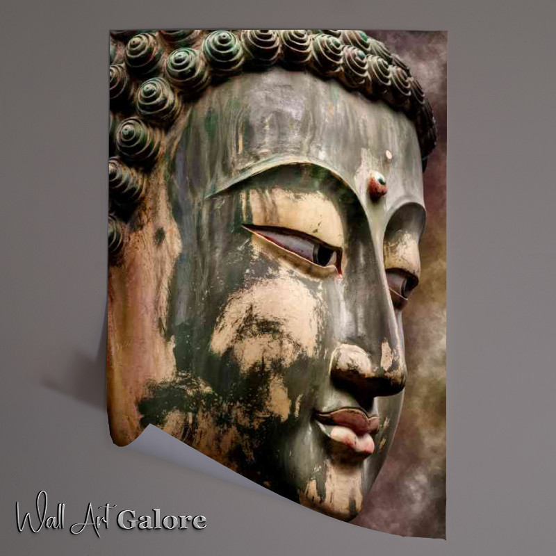 Buy Unframed Poster : (Close up of a statue buddha)