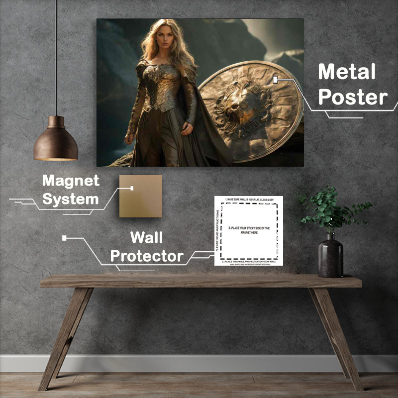 Buy Metal Poster : (Berserkers and Shieldmaidens Warriors of the Viking Age)